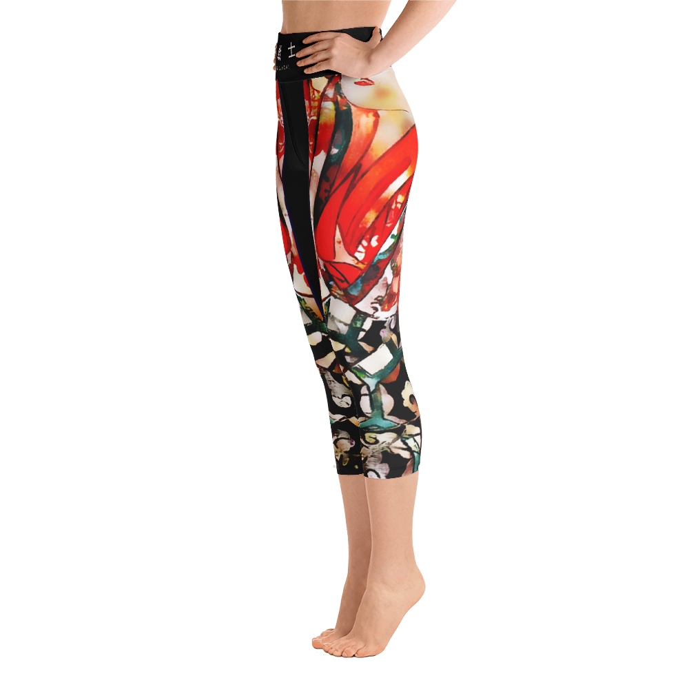 #a0a611a0 - ALTINO Senshi Yoga Capri - Senshi Girl Collection