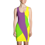 Yellow - #f36d1e30 - Grape Lemon Lime - ALTINO Fitted Dress - Summer Never Ends Collection - Stop Plastic Packaging - #PlasticCops - Apparel - Accessories - Clothing For Girls - Women Dresses