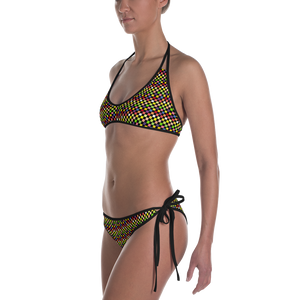 Black - #8c94bc00 - Fruit Melody - ALTINO Reversible Bikini - Summer Never Ends Collection - Stop Plastic Packaging - #PlasticCops - Apparel - Accessories - Clothing For Girls - Women Swimwear