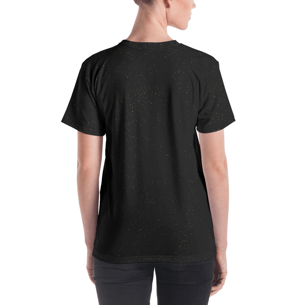 #0e244600 - Black Magic Touch Of Gold - ALTINO Crew Neck T - Shirt