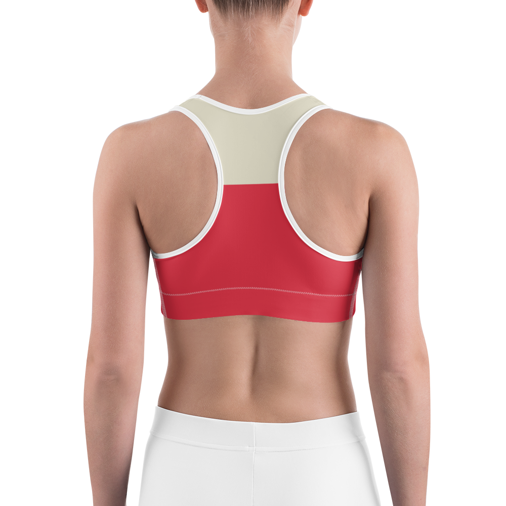 #da254b90 - Red Raspberry White Chocolate Stracciatella - ALTINO Sports Bra