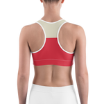 #da254b90 - Red Raspberry White Chocolate Stracciatella - ALTINO Sports Bra