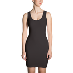 Black - #81211d00 - Black Chocolate Unicorn Magic Dust - ALTINO Fitted Dress - Gelato Collection - Stop Plastic Packaging - #PlasticCops - Apparel - Accessories - Clothing For Girls - Women Dresses
