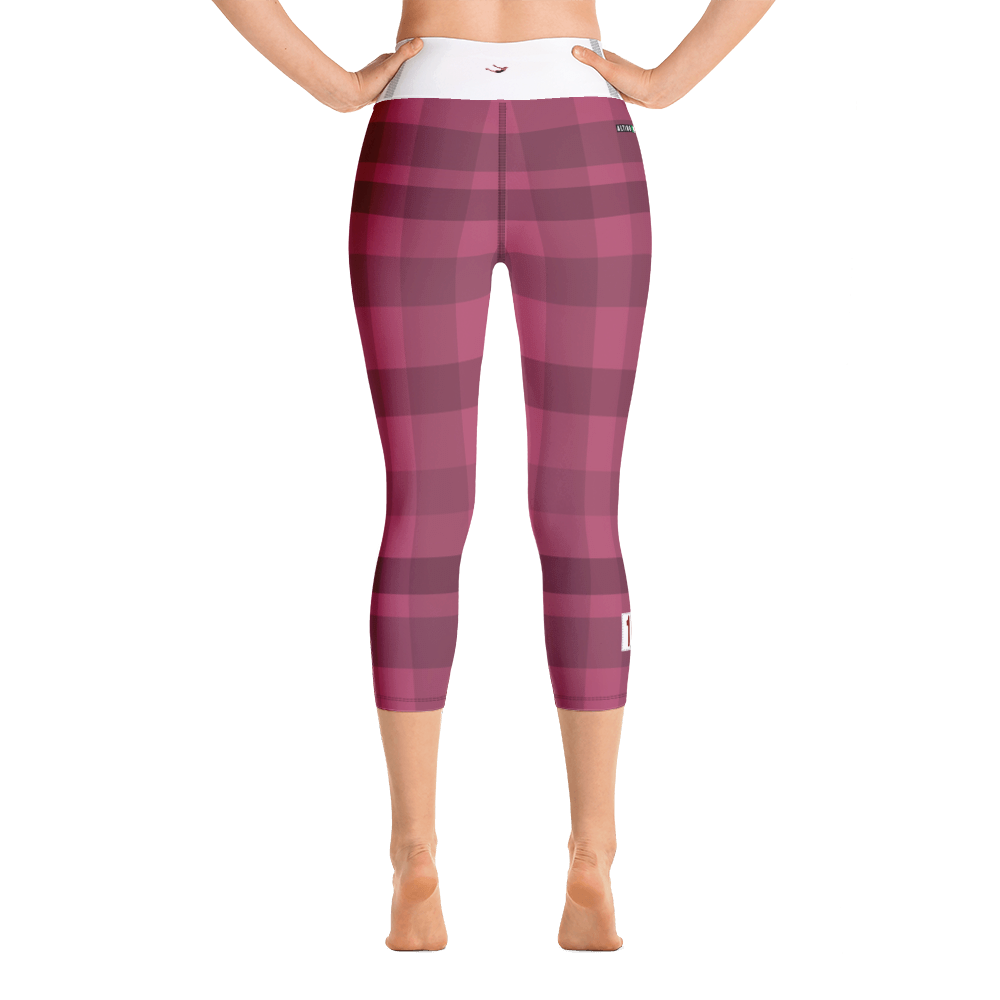 #d54d5bc0 - Plum Black Chocolate Stracciatella - ALTINO Yummy Yoga Capri