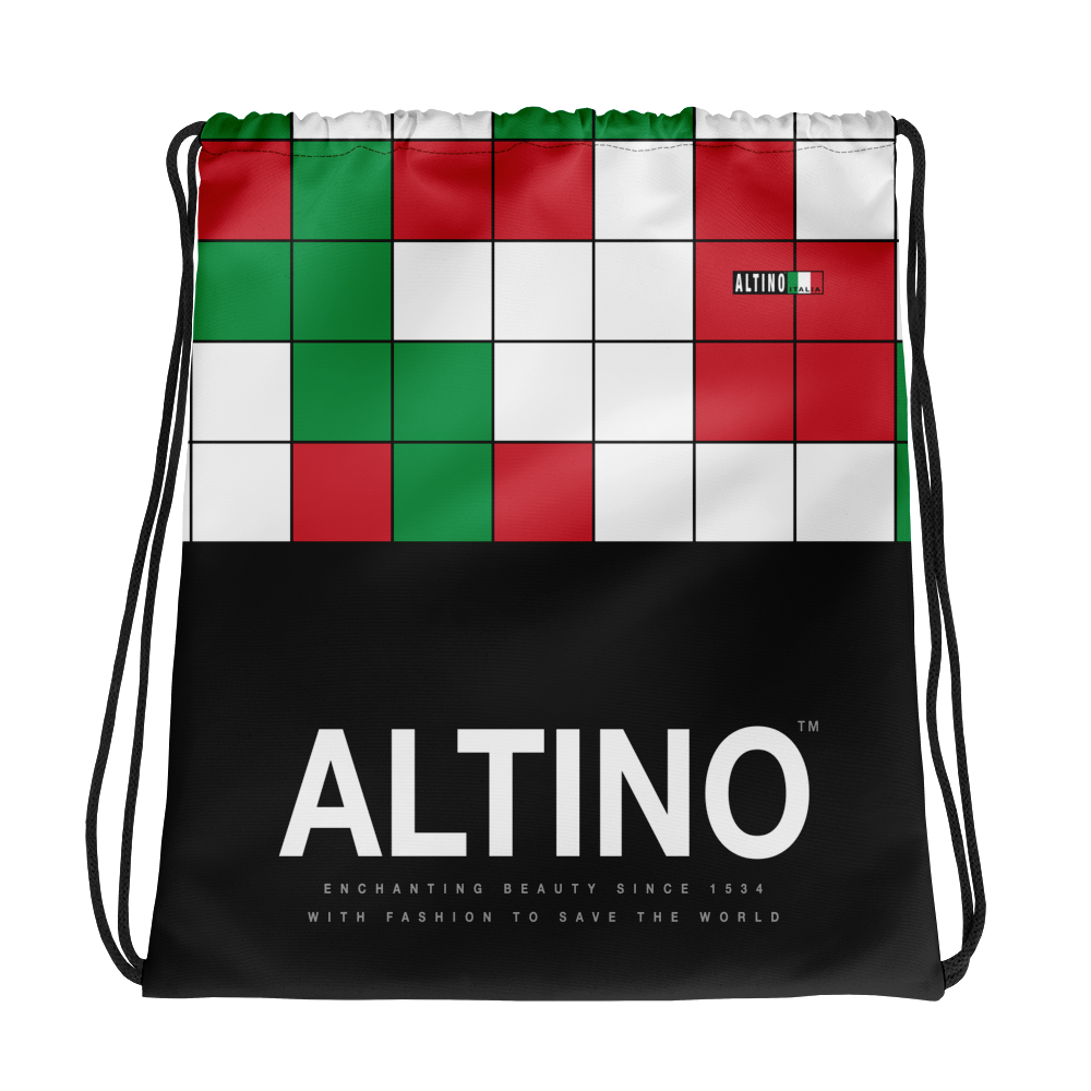 Black - #667feba0 - Viva Italia Art Commission Number 88 - ALTINO Draw String Bag - Sports - Stop Plastic Packaging - #PlasticCops - Apparel - Accessories - Clothing For Girls - Women Handbags