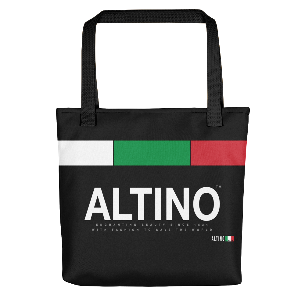 Black - #63fae9a0 - Viva Italia Art Commission Number 15 - ALTINO Tote Bag - Sports - Stop Plastic Packaging - #PlasticCops - Apparel - Accessories - Clothing For Girls - Women Handbags