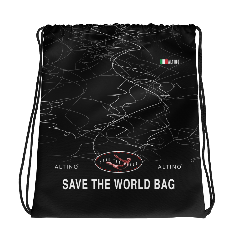 Black - #4c5dcea0 - ALTINO Draw String Bag - Noir Collection - Sports - Stop Plastic Packaging - #PlasticCops - Apparel - Accessories - Clothing For Girls - Women Handbags