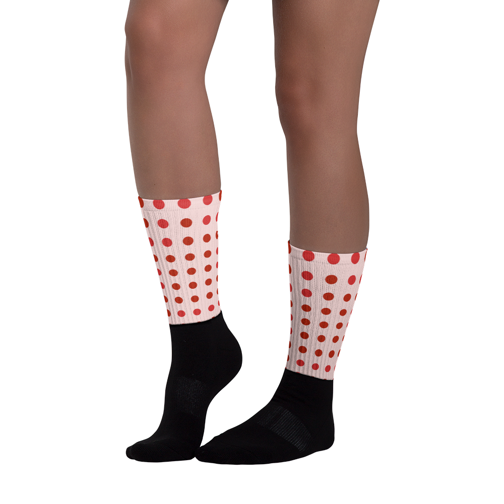 Red - #189d5890 - Roman Cherry Sour Cherry Wild Cherry Sundae - ALTINO Socks - Stop Plastic Packaging - #PlasticCops - Apparel - Accessories - Clothing For Girls - Women Footwear