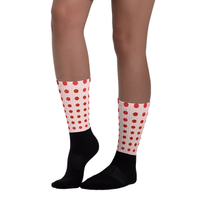 Red - #189d5890 - Roman Cherry Sour Cherry Wild Cherry Sundae - ALTINO Socks - Stop Plastic Packaging - #PlasticCops - Apparel - Accessories - Clothing For Girls - Women Footwear