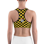 #cb7f7aa0 - Bananna Black - ALTINO Sports Bra - Summer Never Ends Collection