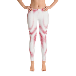 White - #bd5b5690 - Marshmallow Wild Cherry Stracciatella - ALTINO Fashion Sports Leggings - Fitness - Stop Plastic Packaging - #PlasticCops - Apparel - Accessories - Clothing For Girls - Women Pants