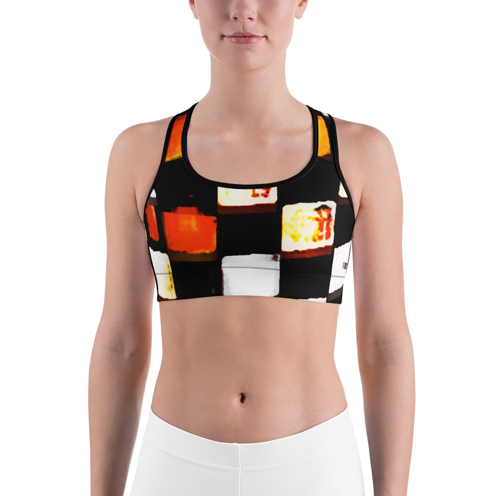 Black - #39fcee80 - ALTINO Senshi Sports Bra - Senshi Girl Collection - Stop Plastic Packaging - #PlasticCops - Apparel - Accessories - Clothing For Girls -