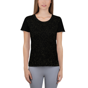 Black - #782c4d00 - Black Magic Gold Dust - ALTINO Mesh Shirts - Gritty Girl Collection - Stop Plastic Packaging - #PlasticCops - Apparel - Accessories - Clothing For Girls - Women Tops