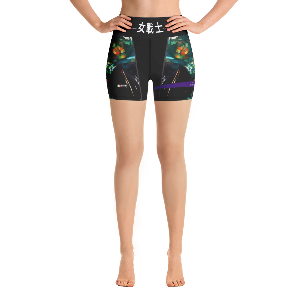 #bbd372a0 - ALTINO Senshi Yoga Shorts - Senshi Girl Collection