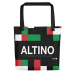 Black - #4aa171a0 - Viva Italia Art Commission Number 33 - ALTINO Tote Bag - Sports - Stop Plastic Packaging - #PlasticCops - Apparel - Accessories - Clothing For Girls - Women Handbags