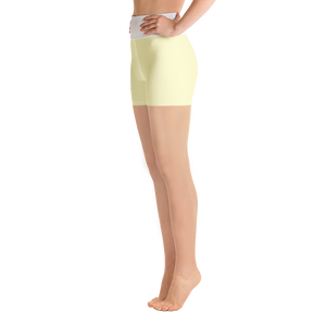 #5c1b5990 - Lime French Vanilla Swirl - ALTINO Yummy Yoga Shorts - Gelato Collection