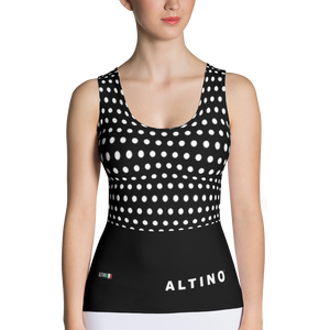 Black - #f8f6fba0 - ALTINO Fitted Tank Top - Noir Collection - Stop Plastic Packaging - #PlasticCops - Apparel - Accessories - Clothing For Girls - Women Tops