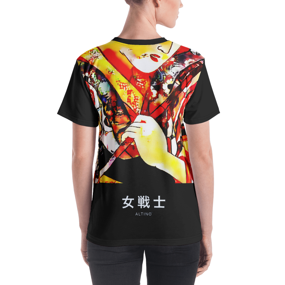 #562f2c00 - ALTINO Senshi Crew Neck T - Shirt - Senshi Girl Collection