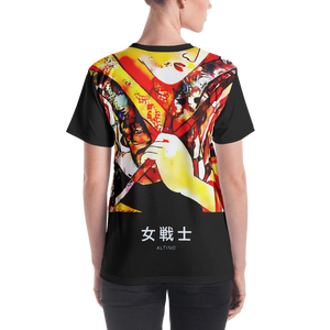 #562f2c00 - ALTINO Senshi Crew Neck T - Shirt - Senshi Girl Collection