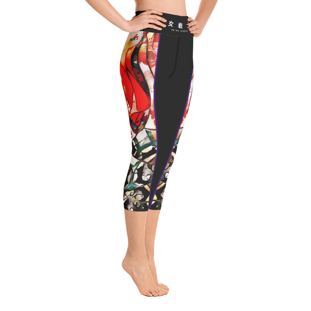 Black - #a0a611a0 - ALTINO Senshi Yoga Capri - Senshi Girl Collection - Stop Plastic Packaging - #PlasticCops - Apparel - Accessories - Clothing For Girls - Women Pants