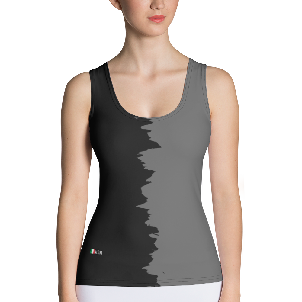 Black - #1f07b480 - ALTINO Fitted Tank Top - Noir Collection - Stop Plastic Packaging - #PlasticCops - Apparel - Accessories - Clothing For Girls - Women Tops