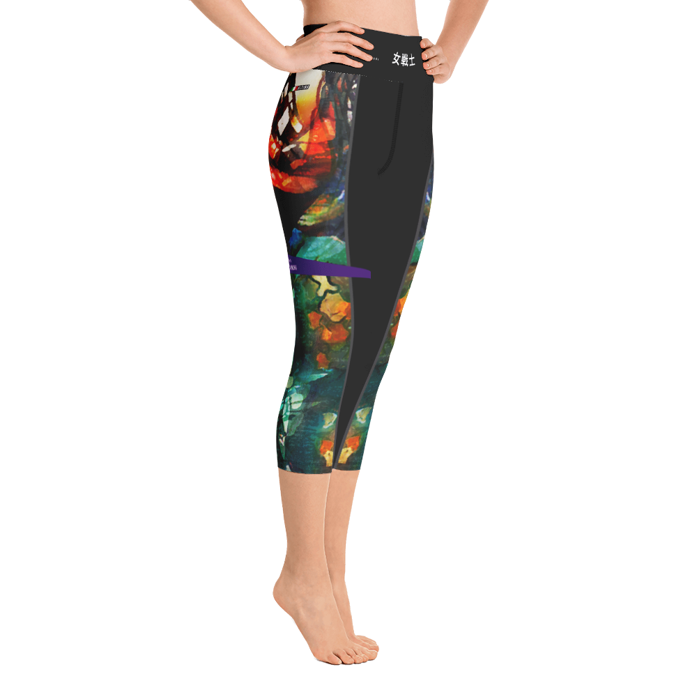 Black - #dad644a0 - ALTINO Senshi Yoga Capri - Senshi Girl Collection - Stop Plastic Packaging - #PlasticCops - Apparel - Accessories - Clothing For Girls - Women Pants