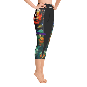 Black - #dad644a0 - ALTINO Senshi Yoga Capri - Senshi Girl Collection - Stop Plastic Packaging - #PlasticCops - Apparel - Accessories - Clothing For Girls - Women Pants