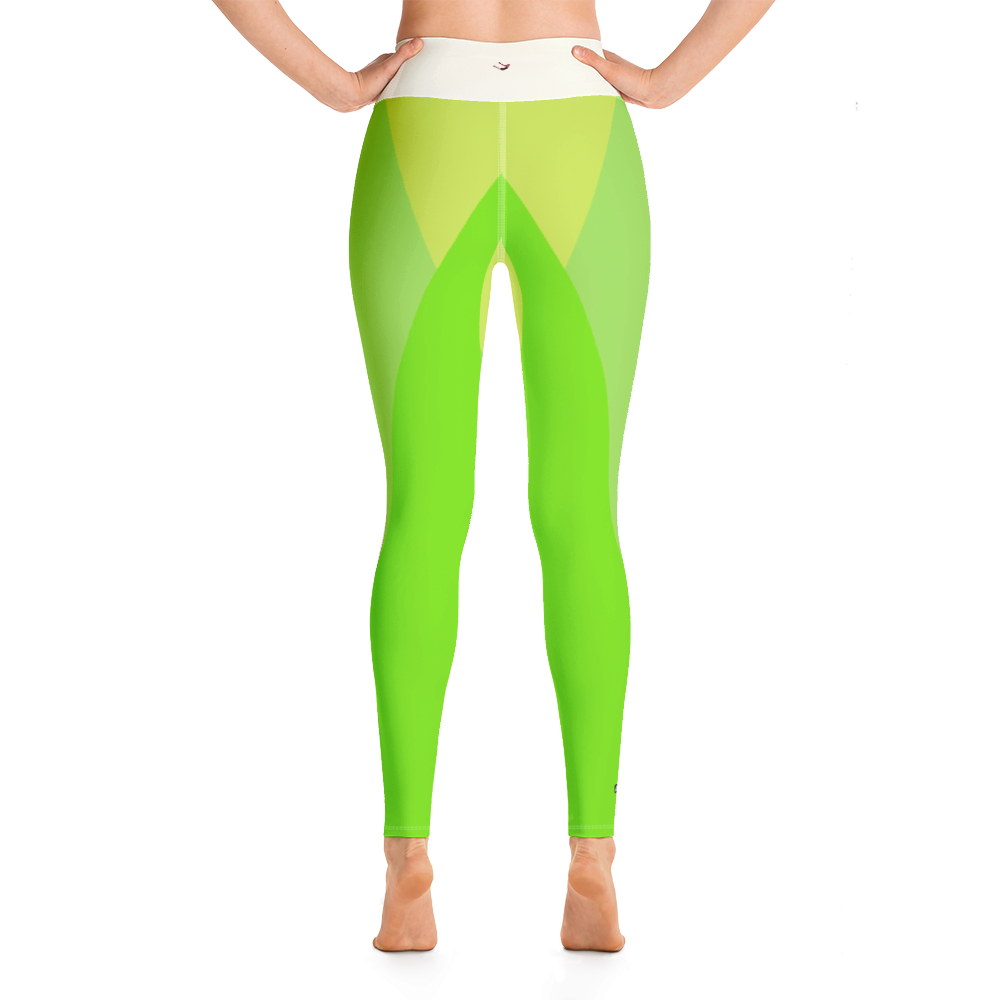 #c6e9cb90 - Green Apple Kiwi Lime - ALTINO Yoga Pants - Summer Never Ends Collection