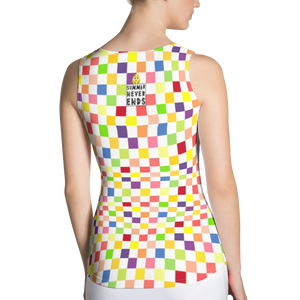 #72df14b0 - Fruit White - ALTINO Fitted Tank Top - Summer Never Ends Collection