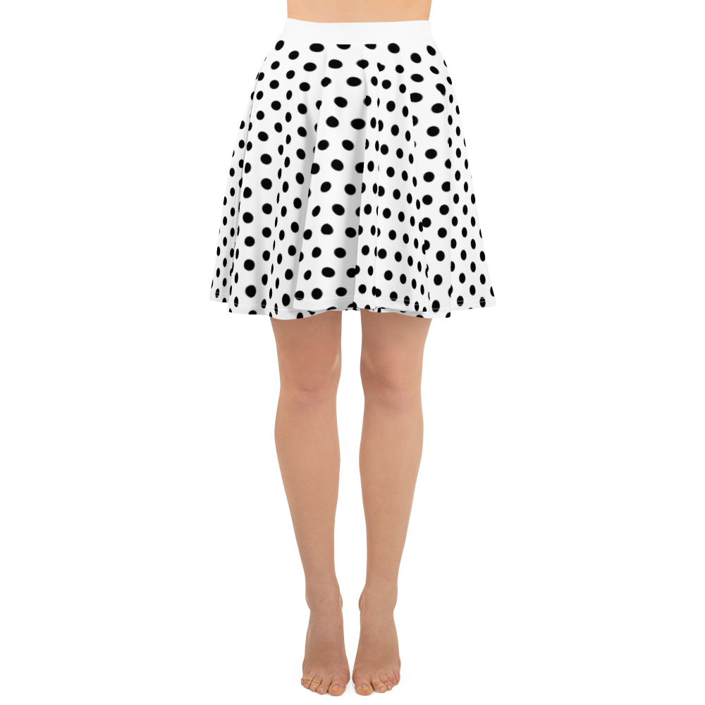 White - #f873bb80 - ALTINO Skater Skirt - Blanc Collection - Stop Plastic Packaging - #PlasticCops - Apparel - Accessories - Clothing For Girls - Women Skirts