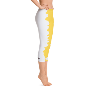 Amber - #5996d890 - Tangerine Vanilla Bean Stracciatella - ALTINO Sport Capri Leggings - Yoga - Stop Plastic Packaging - #PlasticCops - Apparel - Accessories - Clothing For Girls - Women Pants
