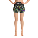 Black - #5c7cd5a0 - ALTINO Senshi Yoga Shorts - Senshi Girl Collection - Stop Plastic Packaging - #PlasticCops - Apparel - Accessories - Clothing For Girls - Women Pants
