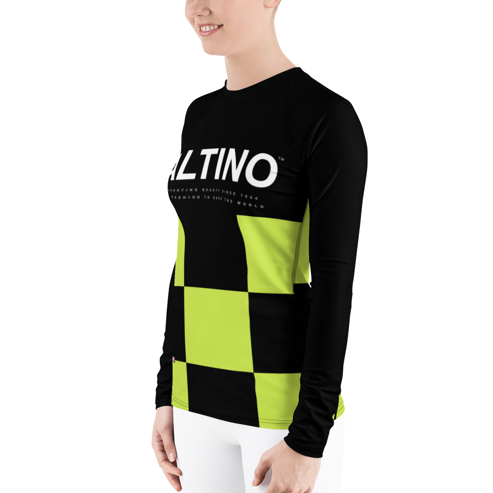 #32e69fa0 - Kiwi Black - ALTINO Body Shirt - Summer Never Ends Collection