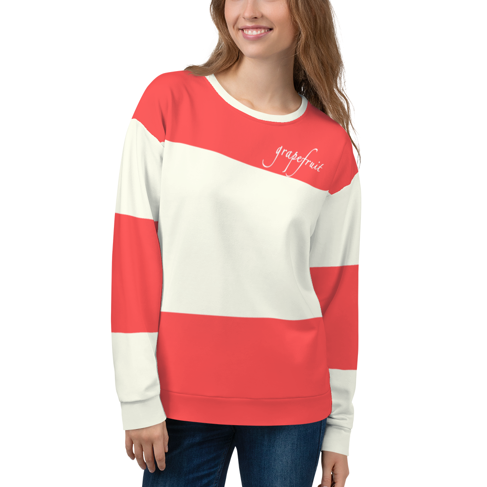 Red - #93eb94b0 - Grapefruit - ALTINO SweatShirt - Summer Never Ends Collection - Stop Plastic Packaging - #PlasticCops - Apparel - Accessories - Clothing For Girls - Women Tops
