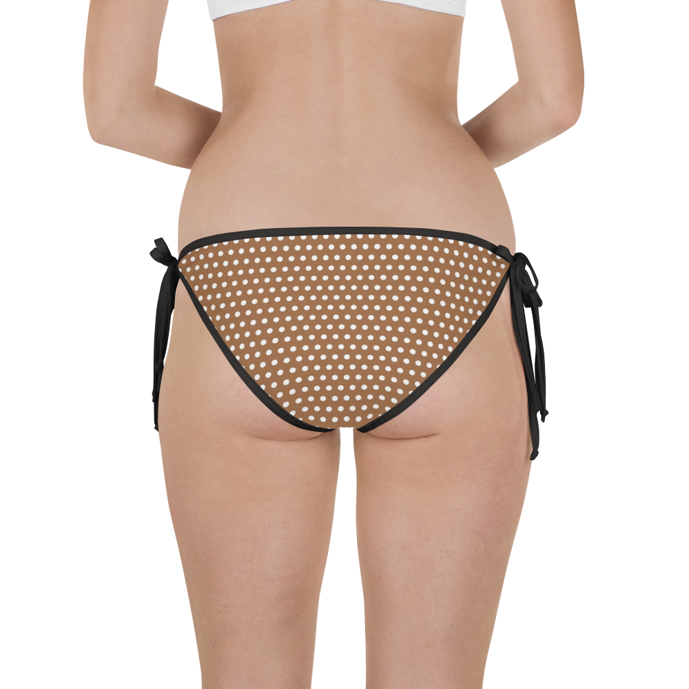 #d24d2e00 - Coffee And Vanilla Brittle - ALTINO Reversible Bikini Swim Bottom