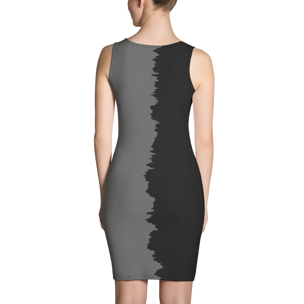 #a8b77000 - ALTINO Fitted Dress - Noir Collection