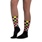 Black - #e6960a80 - Fruit Melody - ALTINO Designer Socks - Summer Never Ends Collection - Stop Plastic Packaging - #PlasticCops - Apparel - Accessories - Clothing For Girls - Women Footwear