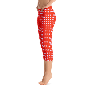 #0ceb58d0 - Watermelon Mulberry Swirl - ALTINO Sport Capri Leggings - Team GIRL Player