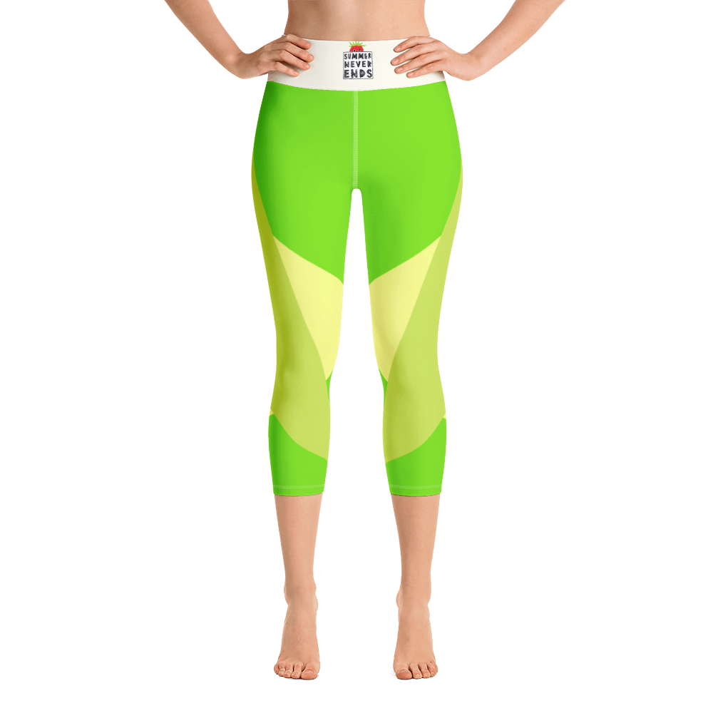 Chartreuse Green - #a0a78f90 - Kiwi Lime Pear - ALTINO Yoga Capri - Summer Never Ends Collection - Stop Plastic Packaging - #PlasticCops - Apparel - Accessories - Clothing For Girls - Women Pants
