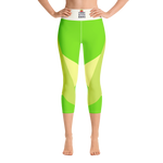 Chartreuse Green - #a0a78f90 - Kiwi Lime Pear - ALTINO Yoga Capri - Summer Never Ends Collection - Stop Plastic Packaging - #PlasticCops - Apparel - Accessories - Clothing For Girls - Women Pants