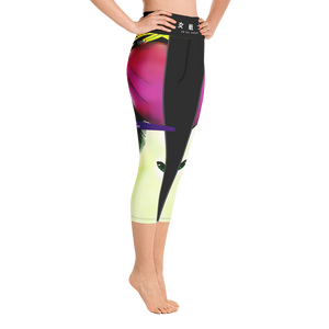 Black - #e56bc9a0 - ALTINO Senshi Yoga Capri - Senshi Girl Collection - Stop Plastic Packaging - #PlasticCops - Apparel - Accessories - Clothing For Girls - Women Pants