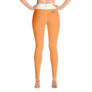 #2dc7f130 - Cantaloupe - ALTINO Yoga Pants - Summer Never Ends Collection