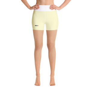 #5c1b5990 - Lime French Vanilla Swirl - ALTINO Yummy Yoga Shorts - Gelato Collection