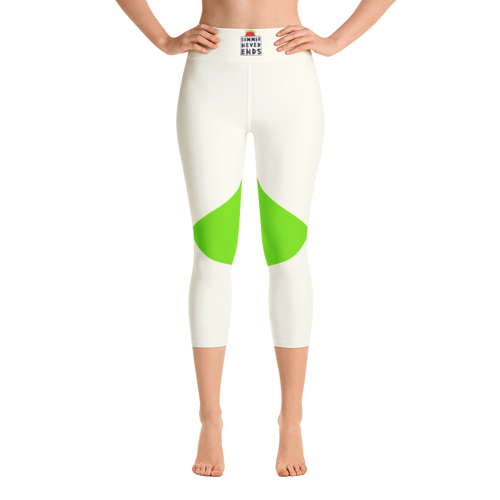 Chartreuse Green - #379f78b0 - Lime - ALTINO Yoga Capri - Summer Never Ends Collection - Stop Plastic Packaging - #PlasticCops - Apparel - Accessories - Clothing For Girls - Women Pants