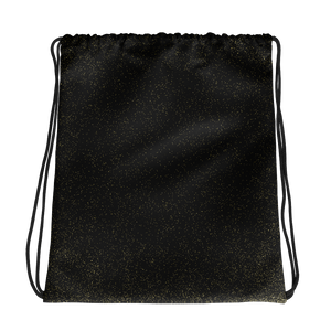 #680ed980 - Black Magic Gold Dust - ALTINO Draw String Bag - Gritty Girl Collection