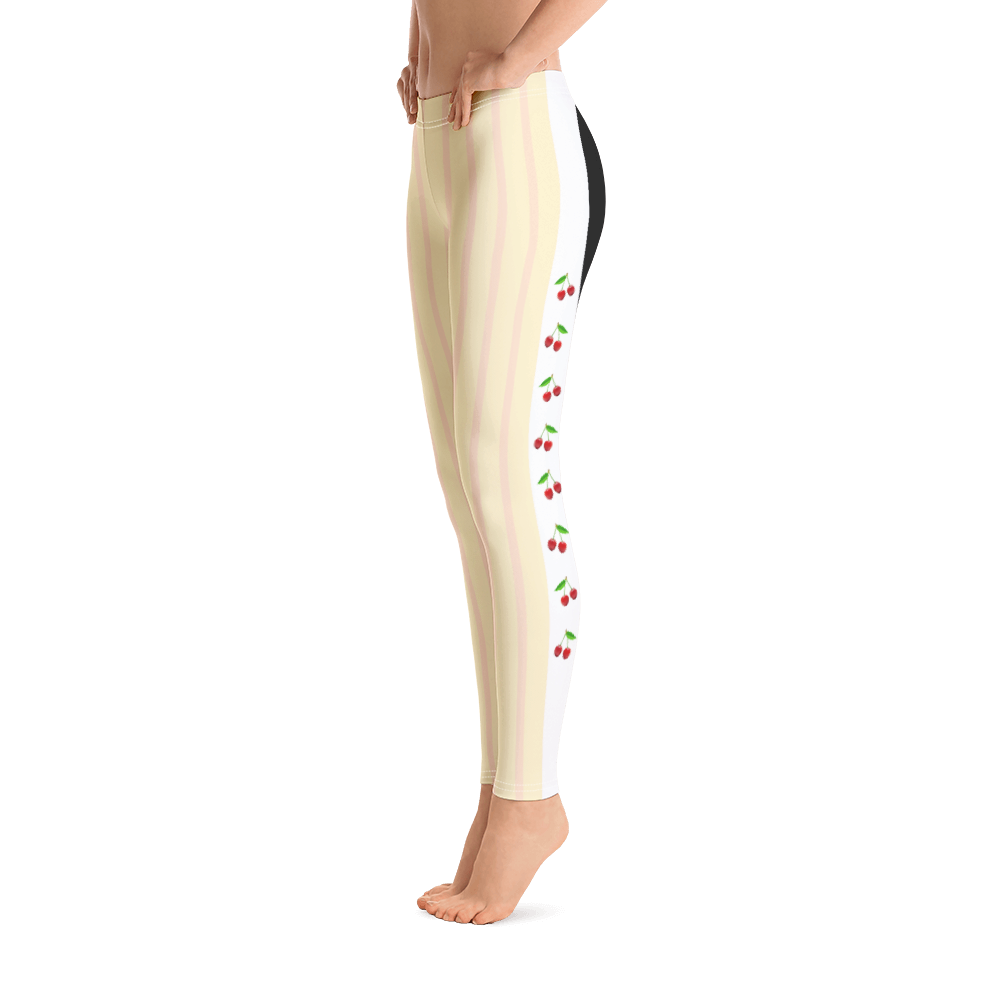 #92a1d7a0 - Coconut Cinnamon Swirl - ALTINO Fashion Sports Leggings - Gelato Collection