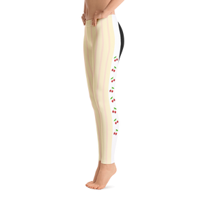 #92a1d7a0 - Coconut Cinnamon Swirl - ALTINO Fashion Sports Leggings - Gelato Collection