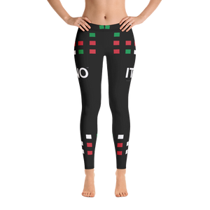 Black - #690d09a0 - Viva Italia Art Commission Number 16 - ALTINO Leggings - Fitness - Stop Plastic Packaging - #PlasticCops - Apparel - Accessories - Clothing For Girls - Women Pants
