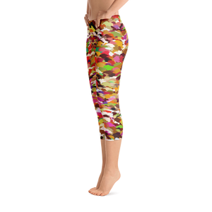 #67ee91c0 - All Yummie Flavors Ripple - ALTINO Sport Capri Leggings - Team GIRL Player