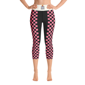 Crimson - #1f85ffa0 - Strawberry Black - ALTINO Yoga Capri - Summer Never Ends Collection - Stop Plastic Packaging - #PlasticCops - Apparel - Accessories - Clothing For Girls - Women Pants
